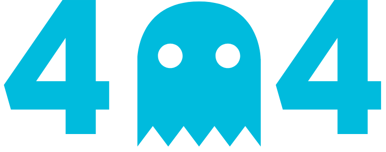 A ghost 404 logo