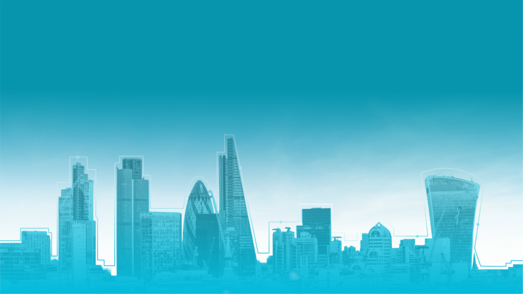 London skyline.